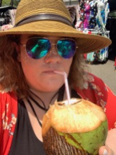 Fresh Coconut at Market